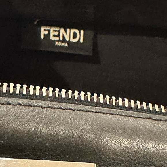 Fendi Bags | Fendi 2 jours Tote | Color: Black/Silver - Picture 6 of 7